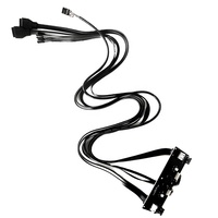 Placa de circuito de PC PCB, 4 puertos USB 3,0, Cable de Audio, interruptor de alimentación LED de reinicio, 4 x USB tipo A, Unidad de conector