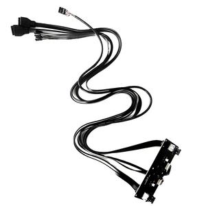 Circuit imprimé PC 4 Ports USB 3.0 panneau avant câble Audio interrupteur d'alimentation LED interrupteur de réinitialisation LED 4 * USB Type A connecteur disque d'entraînement - Product Image 6