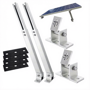 Supports de montage photovoltaïque en aluminium pour panneaux solaires sur <span class=keywords><strong>toit</strong></span> <span class=keywords><strong>plat</strong></span>, inclinables avant/arrière, résistants à 130 mph - Product Image 3