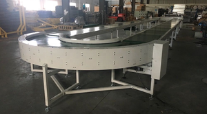 الترويجية تحول جولة الأخضر الغذاء دائرة pvc الحزام الناقل/وحدات حزام سير بلاستيك - Product Image 2