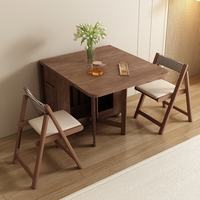 Table à manger multifonctionnelle en bois massif pour la maison, rétractable et pliable 	   Meubles de salon Meubles de salle à manger
