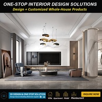 Service de design d'intérieur moderne et minimaliste de luxe, visualisation 3D professionnelle et décoration intérieure pour les résidences contemporaines