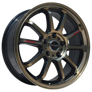 Fonyee Bronzer Multie Spoke 5 Lug Holes Huecos 17 18 pulgadas 5x114,3 Mag aleación Aluminio pasajero coche ruedas <span class=keywords><strong>Auto</strong></span> Rines llantas Jante - Product Image 1