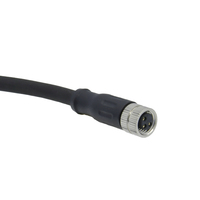 Juya — connecteur de câble d'extension étanche M8 à 3, 4, 5, 6, 8 broches, prise droite mâle