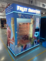 Distributeur automatique de smoothies Caiyunjuan, modèle classique en acier, entièrement automatique, compatible SDK, pour boissons glacées, design élégant