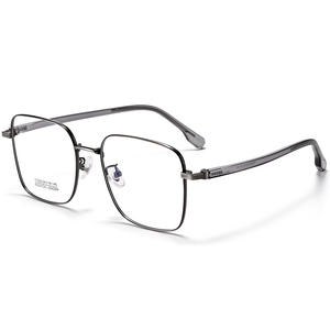 Monture de lunettes rétro en alliage Fashion Leader 31022, largeur de verre 54 mm, unisexe, grande monture, ajustement confortable - Product Image 2