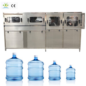 200 botellas por hora Máquina de <span class=keywords><strong>agua</strong></span> de botella de 5 galones El mejor barril de tapado de llenado de lavado de 20L <span class=keywords><strong>Agua</strong></span> potable <span class=keywords><strong>mineral</strong></span> - Product Image 2