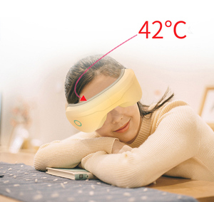 Masajeador de ojos con microordenador recargable, masaje de ojos multifuncional, enfermera, protección ocular, vibración, compresa caliente, música - Product Image 6