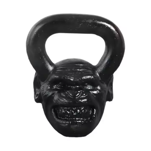 Pesa Rusa de Hierro Fundido con Diseño de Cara de Mono, Personalizable con Logotipo, Resistente, para Gimnasio, Entrenamiento de Fuerza y Competencia - Product Image 3