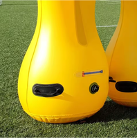 Sac de sable gonflable sur mesure pour l'entraînement au football, équipement d'entraînement portable pour les défenseurs et les gardiens de but, en PVC