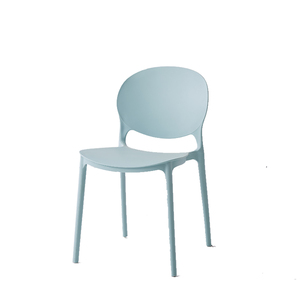 Chaise En Plastique Blanche Cheap kitchen dining molded pp black grey stackable outdoor plastic chair SET for sale