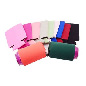 Custom Printed Slim Beer Bottle Sleeve Foldable Foam Stubby Holder Bulk Promotional Blank Koozies Neoprene Can <b>Cooler</b> - Product Image 4