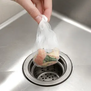 Filtre d'évier jetable Anti-blocage, poche avec filtre à eau, pour la cuisine, pièces, A2567