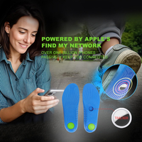 Semelles anti-perte discrètes JOGHN pour enfants, personnes âgées, atteintes de démence, d'Alzheimer, en PU avec coussin de talon en gel, semelle de chaussure GPS discrète