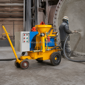 Máquina de Pulverización de Hormigón Refractario Ecológica de 9m3/h, Máquina de Pulverización de Cemento para Paredes - Product Image 3