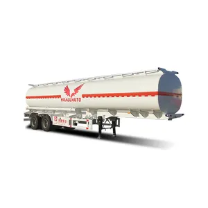 Lowest Price Diesel Petrol Gasoline Edible Oil Transport Tank 40000 Liters To 65000 Liters Fuel Tanker Truck Semi Trailer