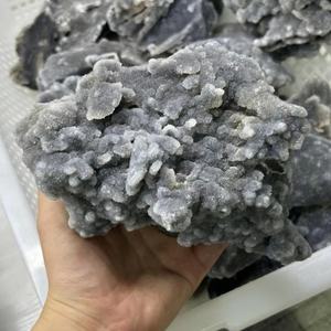 500-700g prix de gros pierre naturelle minérale Druzy brillant sphalérite pierre brute spécimen de cristal de guérison pour la décoration - Product Image 5