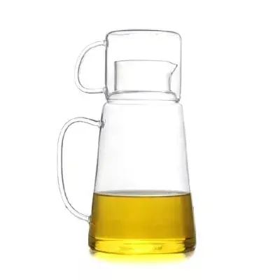Transparant Water Glazen Kruik Fles Keuken Glazen Pitcher 1.5l Duurzame En Hittebestendige Kan