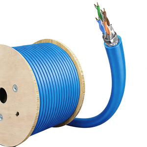 Cable de Red SFTP Cat7 Personalizado, 23AWG, Cobre Sólido, Revestimiento de PVC, 600MHz, Cable Ethernet LAN, Caja de 305m, OEM - Product Image 3