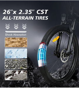 Vélo électrique pliable SAMEBIKE LO26-II en alliage d'aluminium, moteur sans balais haute vitesse 250W900D, stock UE - Product Image 4