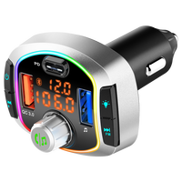 Hochwertiger Auto-FM-Transmitter MP3-Player Auto-Ladegerät 2 USB-Anschlüsse LCD-Display QC3.0 Schnellladung 1 Jahr Garantie