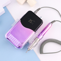 2025 Nail Technician Love Brushless 35000 RPM Drill Nails Profesional Portable Rechargeable Efile pour Manucure Nouvel An Cadeau