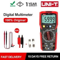 Multimètre numérique UNI-T True RMS, testeur électrique professionnel UT89XD UT89X, NCV, diode, température, capacité (0,5%+3)