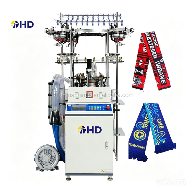 HD Brand Professional Computerized Circular Scarf  Knitting Machine  for Scarf Factory Machine