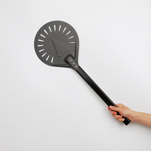 Peel de torneado de <span class=keywords><strong>Pizza</strong></span> de Metal, herramienta profesional de <span class=keywords><strong>Pizza</strong></span> larga y redonda, mango extraíble ajustable de aluminio - Product Image 3