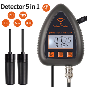 Profissional de Alta Precisão 991W WIFI <span class=keywords><strong>Online</strong></span> Digital 5 em 1 Qualidade da Água testador PH TDS EC S.G TEMP Medidor Para Plantio Aquático - Product Image 1