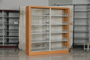 Estantería de exhibición de varios niveles para <span class=keywords><strong>biblioteca</strong></span> y equipo, estante de diseño de muebles, puerta corredera de Metal, Popular - Product Image 6