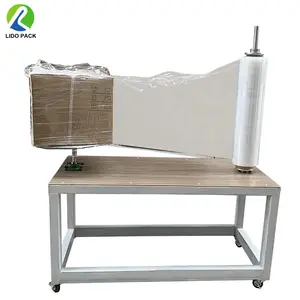 Manufacture Standard pe stretch film pallet manual wrapping machine pallet film wrapper for small carton box