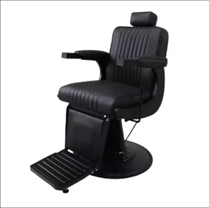 Modern Design Barber Chair PU Leather Heavy-Duty Hydraulic Pump Foldable <b>Footrest</b> Rotating Feature for Beauty Salon Commercial - Product Image 3