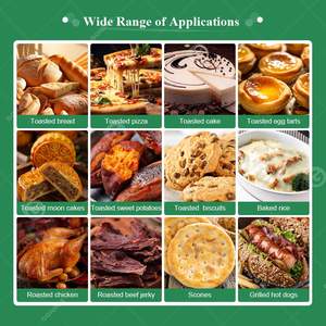 Hot Air Rotary <strong>Roaster</strong> <strong>Oven</strong> 12 32 64 Tray Cina German Lavash Tandoor Bread Gas <strong>Oven</strong> Cookie Ovener for Bakery - Product Image 6