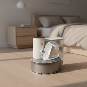 Younihao OEM Distributore d'Acqua Automatico Ricaricabile per Cani, Ecologico, in Plastica con Motivo Solido, Impermeabile IPX5, Quadrato, 220V - Product Image 6