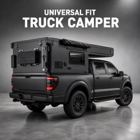 Camper de luxe sur pick-up tout-terrain à énergie solaire avec batterie au lithium pour la vie hors réseau