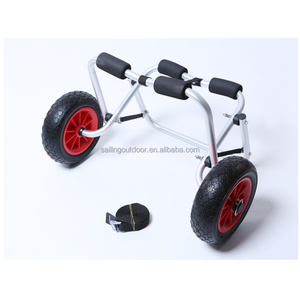 फोल्डिंग एल्यूमीनियम फ्रेम kaya cat pvc ठोस व्हील वाहक कैनो ट्रेलर के लिए pvc हल बाहरी बिक्री के लिए - Product Image 3