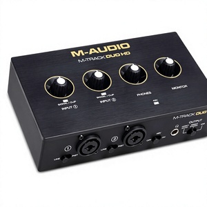 Interface <span class=keywords><strong>audio</strong></span> <span class=keywords><strong>M</strong></span>-<span class=keywords><strong>AUDIO</strong></span> <span class=keywords><strong>M</strong></span>-Track <span class=keywords><strong>Duo</strong></span> HD 24 bits 192 kHz pour l'enregistrement et le streaming, <span class=keywords><strong>USB</strong></span>-C, 2 entrées XLR TRS, 2 sorties TRS, suite logicielle - Product Image 1