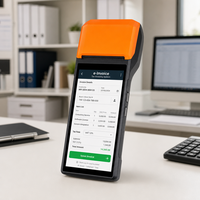 Terminal de point de vente portable Android 13 5,5 pouces 4G 3 Go 32 Go avec scanner de codes-barres, Bluetooth et USB pour la logistique d'entrepôt