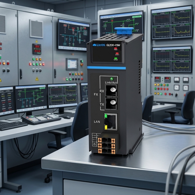 LicOS Industrial PLC CPU Module Ethernet Communication PAC Dedicated Controller