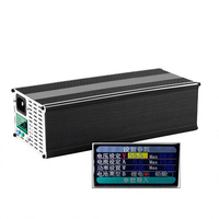 36V-72V Çıkış 1200W Ayarlanabilir Güç Dijital Ekranlı Masaüstü Şarj Cihazı %90 Verimlilik Metal Gövdeli Lityum Pil