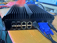 Precio de fábrica 4 SFP + Edge Computing Box 8-Core Intel Atom C3758 4 10G SFP + Puertos Uso industrial AU/US Octa Bulk Nuevo DDR4