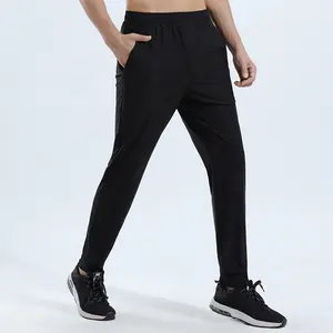 Wholesale Nylon Spandex Joggers Sweatpants Casual Pants For Men Joggers Sweat Pant Ice Silk Sweat Pants