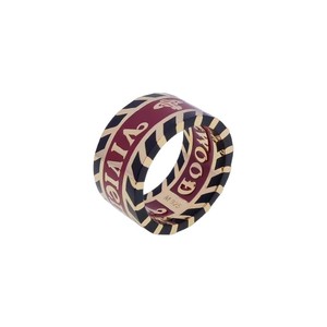 Bague Saturne Plaqué Or Haute Qualité Empress Dowager Vivienne à Rayures et Lettres, Tendance, Luxe Léger, Personnalité Polyvalente pour Femme - Product Image 5
