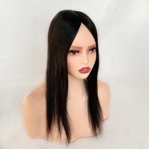Topper de Cabello Humano 3*5 Mono Base 100% Remy con 4 Clips, Transpirable, para Mujer - Product Image 6