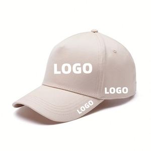 Casquettes de baseball personnalisées à 5 panneaux avec broderie 3D, noires unies, pour hommes et femmes, à calotte haute, à fermeture snapback et visière courbée - Product Image 1