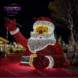 ผู้จัดจำหน่ายไฟ LED ซานตาคลอส 3 มิติ จากจีน ผู้ผลิตของตกแต่งคริสต์มาสตามสั่ง โรงงาน OEM ODM - Product Image 2
