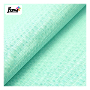 Tela de Mezcla de <span class=keywords><strong>Lino</strong></span> y Algodón Lisa al por Mayor para Moda Femenina, 55% <span class=keywords><strong>Lino</strong></span> 45% Algodón, Proveedor de Telas con MOQ Bajo - Product Image 5