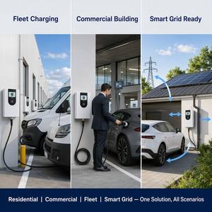 สถานีชาร์จรถยนต์ไฟฟ้าแบบติดผนัง EONDRIVE COPP1.6 V2G รองรับ CCS2 CCS1 CHAdeMO GBT มาตรฐาน IP54 รุ่นใหม่สำหรับใช้ในบ้าน พร้อมระบบชาร์จสองทิศทาง - Product Image 4