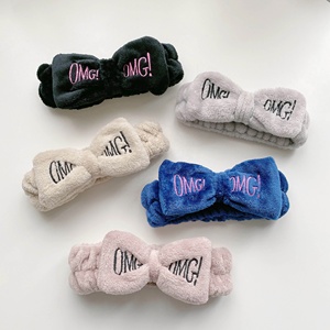 Diademas de pelo de diseñador <span class=keywords><strong>para</strong></span> mujer y niña, bandana con lazo de piel sintética, banda <span class=keywords><strong>para</strong></span> el pelo de Omg, accesorios <span class=keywords><strong>para</strong></span> el cabello, banda <span class=keywords><strong>para</strong></span> Spa - Product Image 5